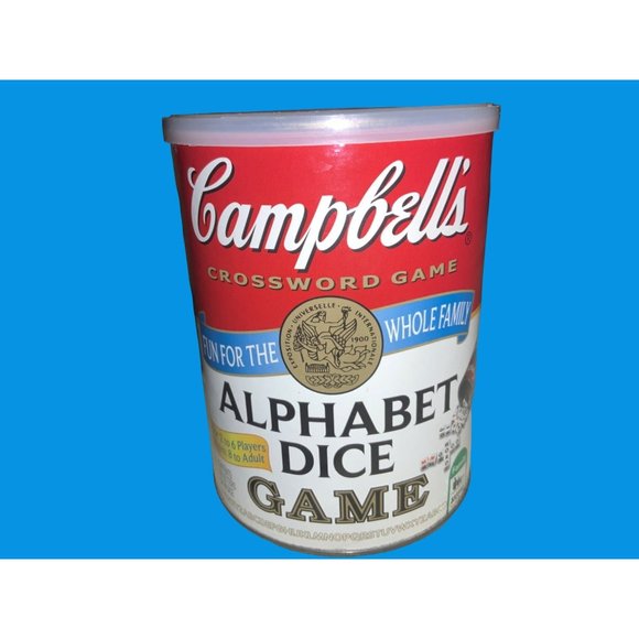 Campbell's Alphabet Cross Word Dice Game Fun For the Whole Family - Picture 1 of 11